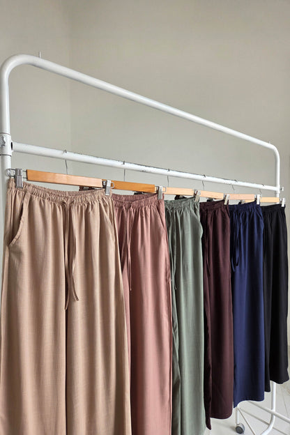 PALAZO VALERIA | lino spandex