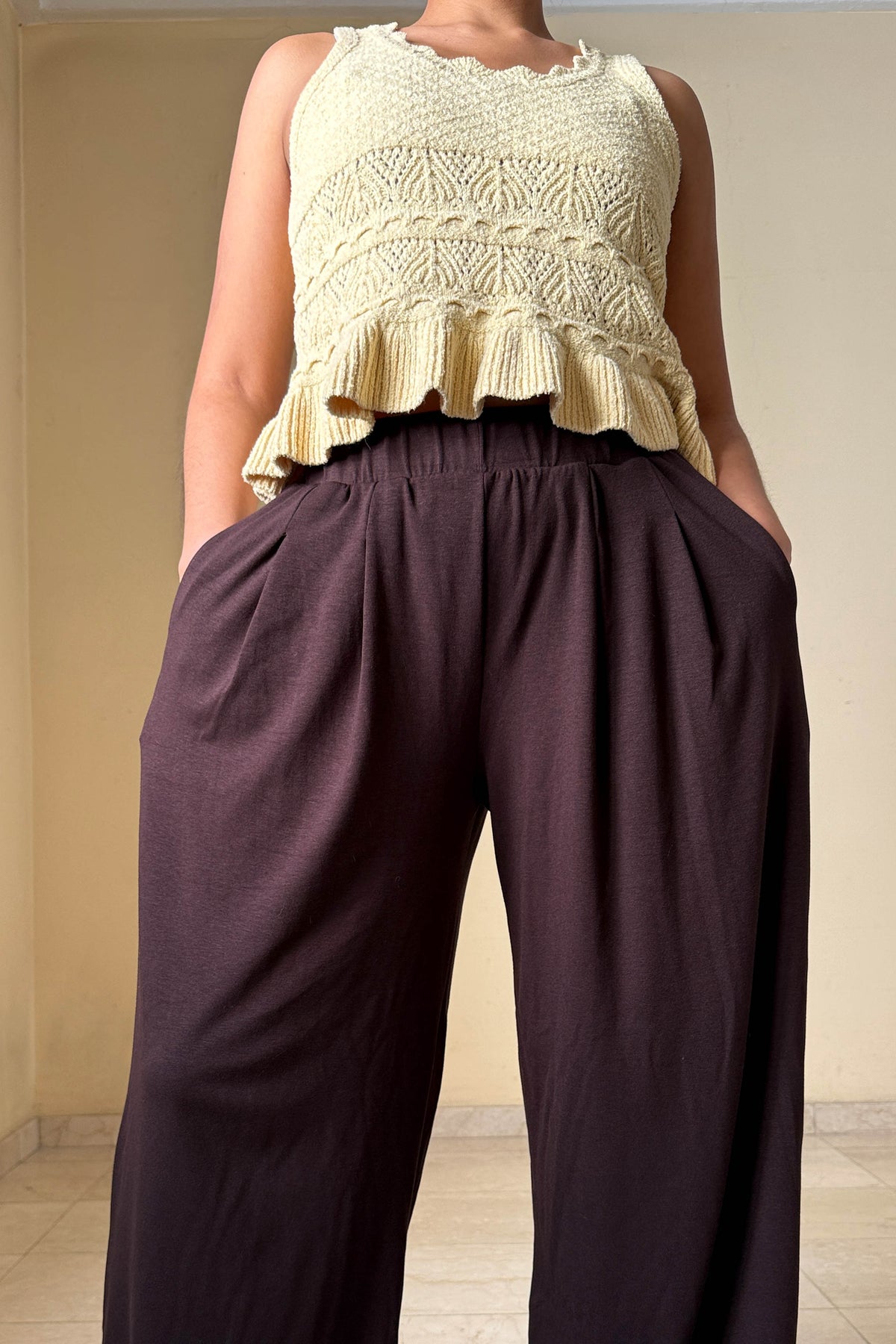 PALAZO FLOR | rib melville