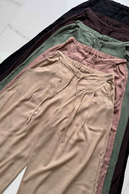 PALAZO YAN | lino spandex