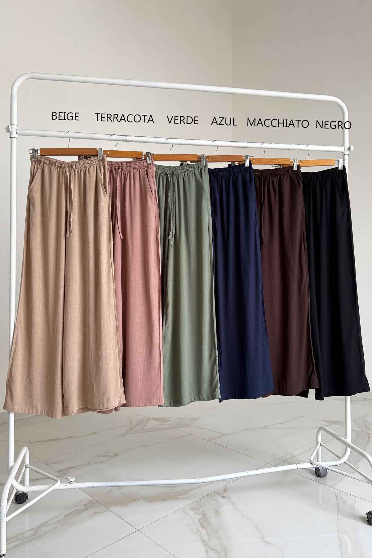 PALAZO VALERIA | lino spandex
