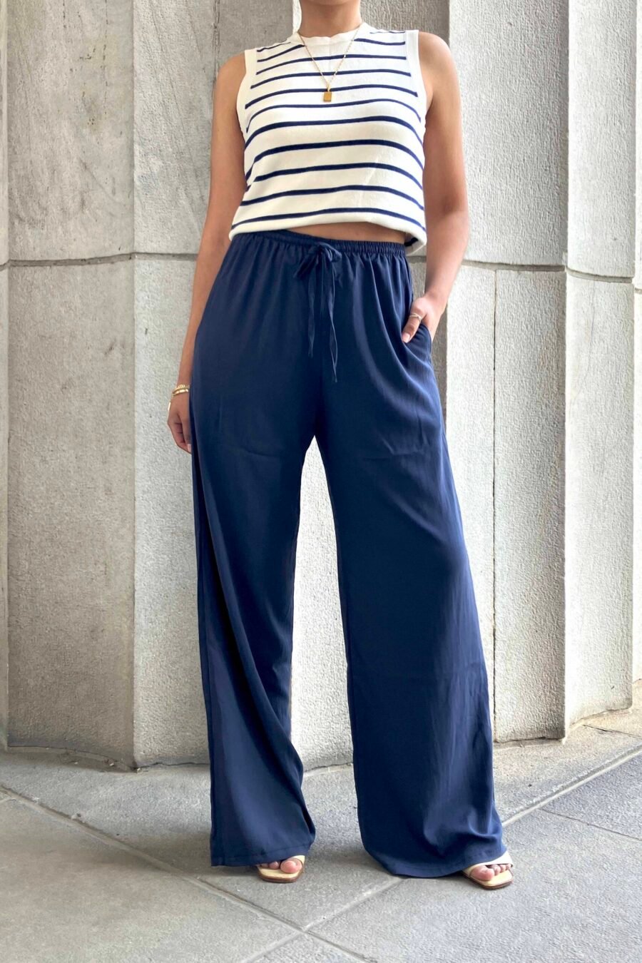 PALAZO JEJU lino spandex