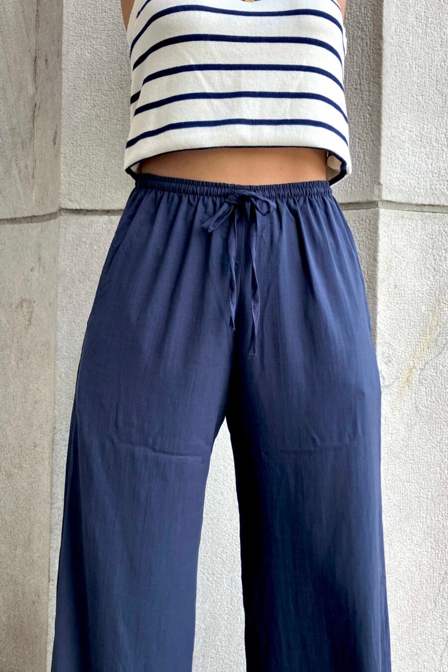 PALAZO JEJU lino spandex - Imagen 3