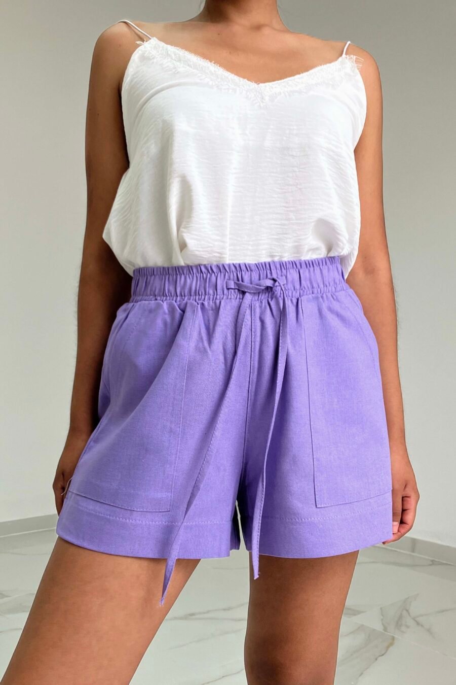 SHORT REINA lino