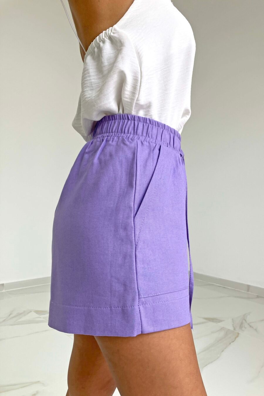 SHORT REINA lino - Imagen 4