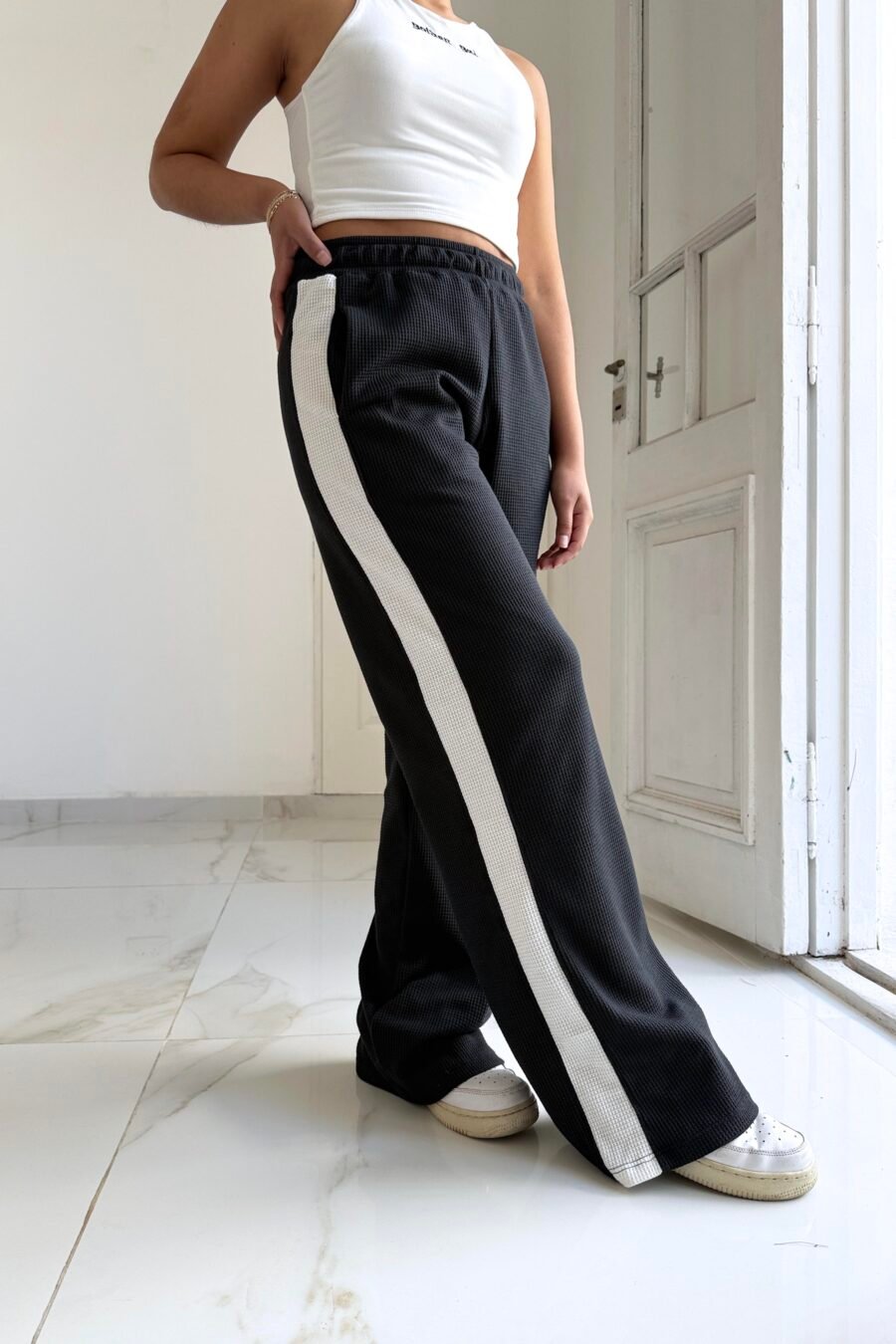 PALAZO HELIOS algodón waffle