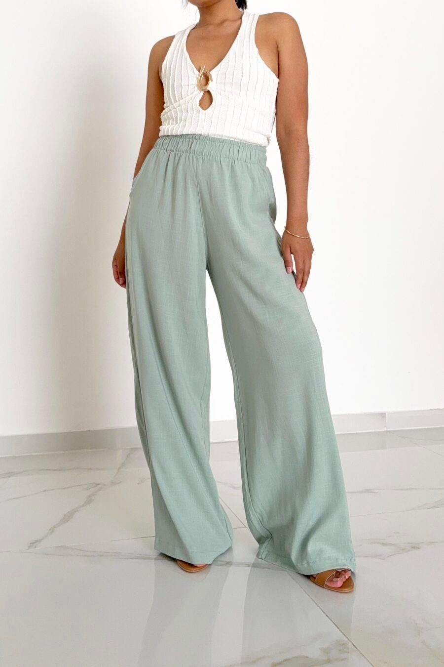 PALAZO EUFRO lino spandex